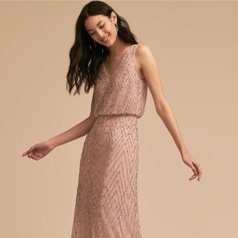 BHLDN BEADED GOWN